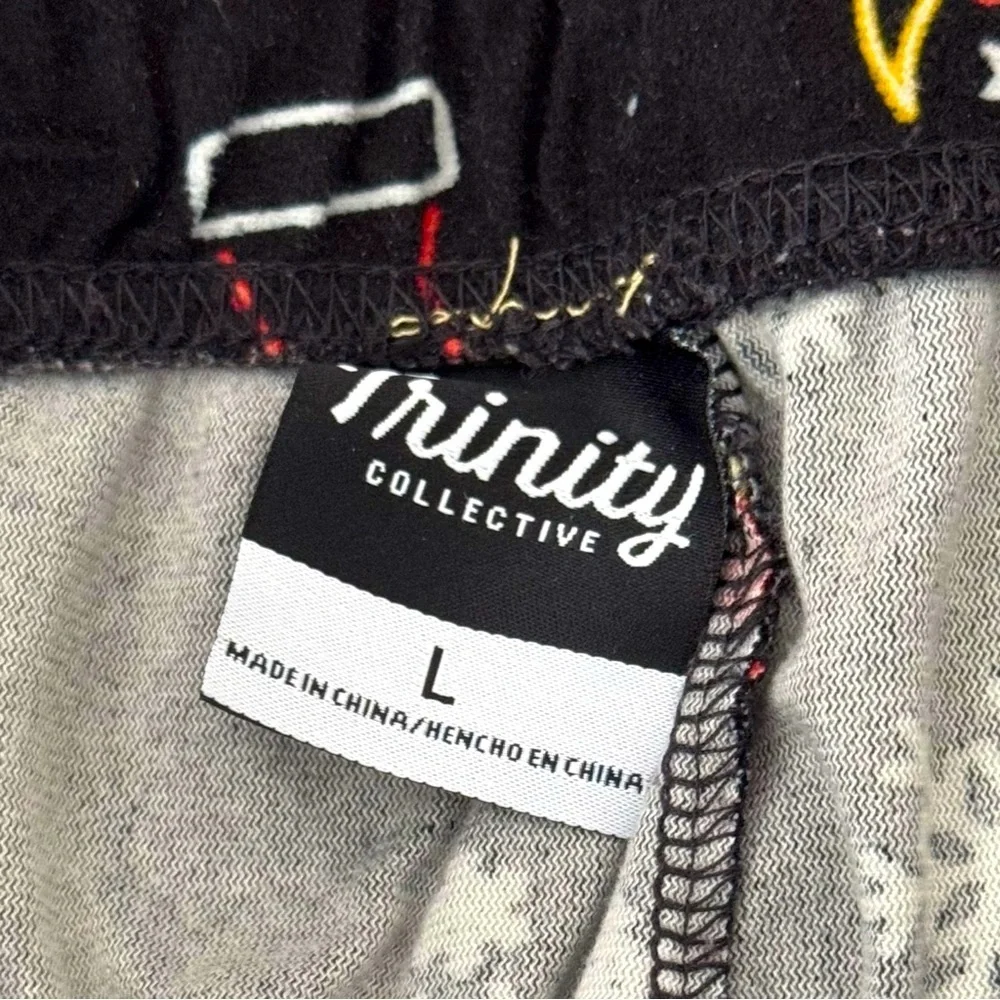 Trinity Collective Size Large (36-38) Christmas Neon PJ Pants 100% Polyester